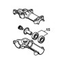 Cojinete del engranaje de la podadora modelos HT100 HT101 ORIGINAL STIHL 41820071004