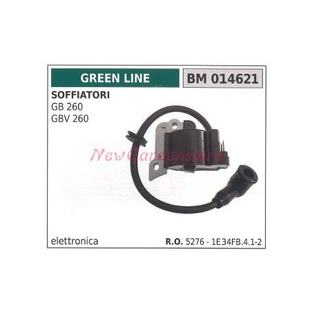 GREEN LINE Zündspulen für gb 260 Gebläse gbv 260 014621 | Newgardenstore.eu