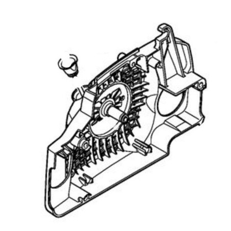 Fan guard ORIGINAL STIHL MS170 MS180 models 11300801807 | Newgardenstore.eu