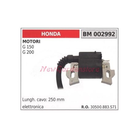 Bobina accensione HONDA per motori G 150 200 002992 | Newgardenstore.eu