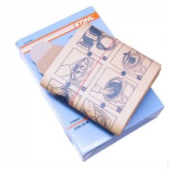 Bolsas filtro papel aspiradora modelos SE60 ORIGINAL STIHL 49015009015 | Newgardenstore.eu