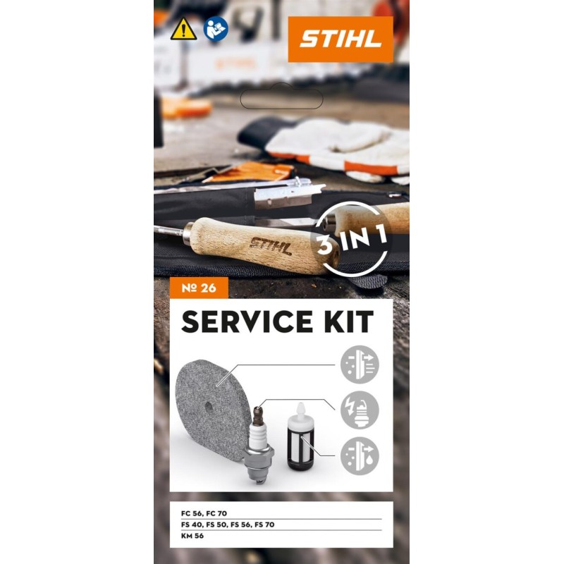 Kit d'entretien STIHL numéro 26 pour les débroussailleuses FS 40 - FS 50 - FS 56 - FS 70