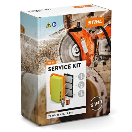 Kit d'entretien STIHL numéro 35 pour les tronçonneuses TS 410 - TS 420 - TS 440 | Newgardenstore.eu