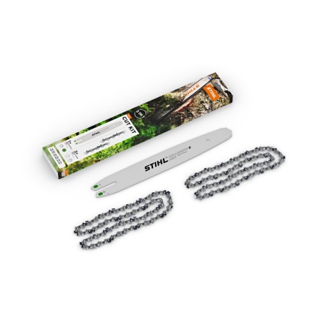 Kit de corte número 3 STIHL 2 cadenas con barra para motosierras MS 180 - MS 181 | Newgardenstore.eu