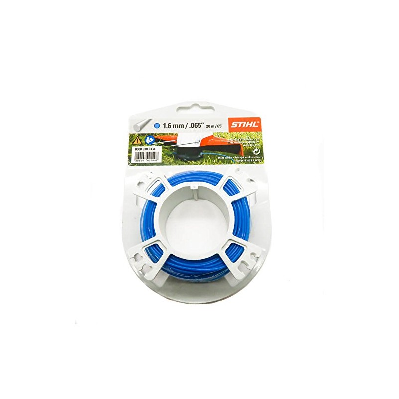 STIHL blue 1.6 mm diameter round wire reel for brushcutter