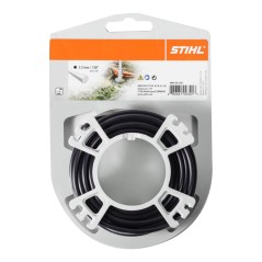 Carrete de hilo redondo negro STIHL de 3,3 mm de diámetro para desbrozadora