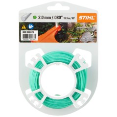 Bobina filo tondo silenziato colore verde STIHL diametro 2.0 mm decespugliatore | Newgardenstore.eu