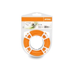 Carrete de alambre redondo silenciado STIHL de color naranja, diámetro 2,4 mm para desbrozadora | Newgardenstore.eu