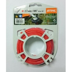 Bobina filo tondo silenziato colore rosso STIHL diametro 2.7 mm decespugliatore