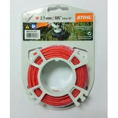 Bobine de fil rond silencieux STIHL rouge, diamètre 2,7 mm débroussailleuse | Newgardenstore.eu