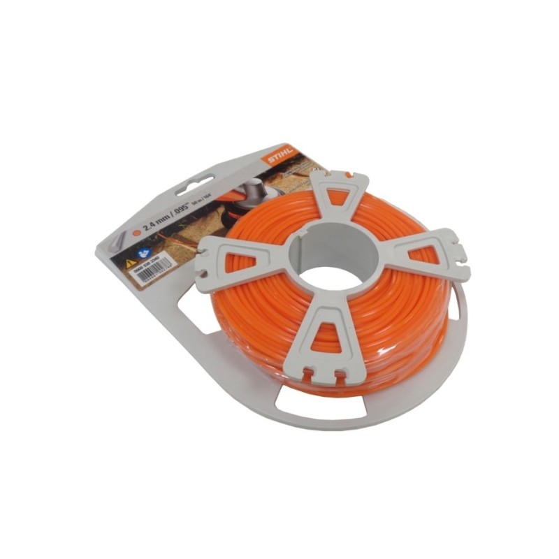 STIHL orange-coloured pentagonal wire reel, diameter 2.4 mm brushcutter
