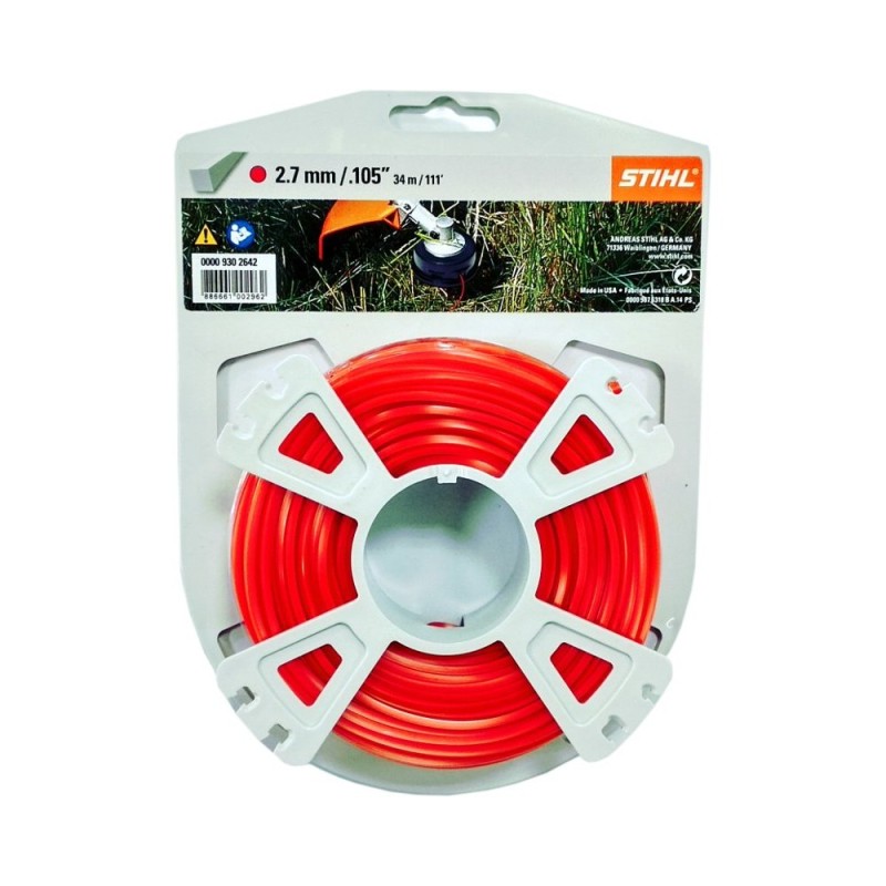 STIHL red square wire reel 2.7 mm diameter brushcutter