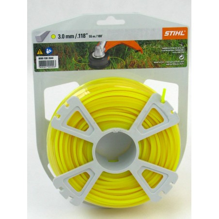 Carrete de alambre amarillo STIHL desbrozadora de 3,0 mm de diámetro | Newgardenstore.eu