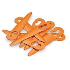 Set 8 coltelli lame lamette STIHL PolyCut 2-2 - 3-2 decespugliatore tagliabordi 40080071000