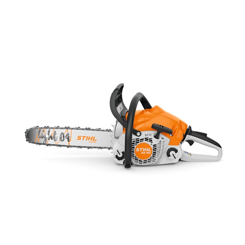 STIHL MS182 36 cc petrol chainsaw with chain bar and bar cover