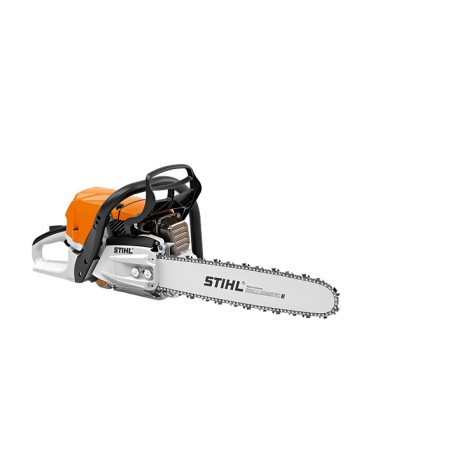 STIHL MS400C-M Benzin-Motorsäge mit 45cm - 50cm Kettenschiene und Schienendeckel