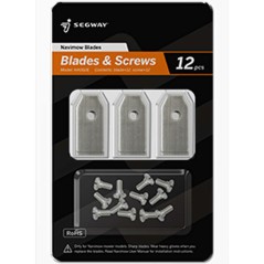 Kit de 12 lames et vis pour tondeuse robot SEGWAY NAVIMOW i Series H X3 754850 | Newgardenstore.eu