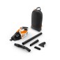 Aspiratore manuale a batteria STIHL SEA 20 con ugelli e borsa per il trasporto