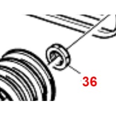 Dado M20x1.5 UNI 5589 passo fine ORIGINALE GIANNI FERRARI 00.26.03.1130