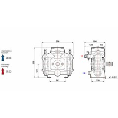 COMET BP60K low pressure diaphragm pump for spraying 91069 | Newgardenstore.eu