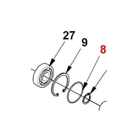 ORIGINAL GIANNI FERRARI ring gasket OR2187 00.06.04.0490 | Newgardenstore.eu