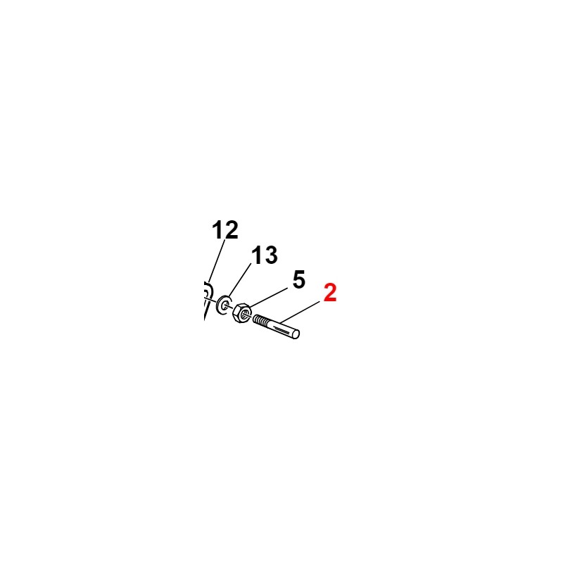 Footrest coupling pin ORIGINAL GIANNI FERRARI 01.40.00.0082