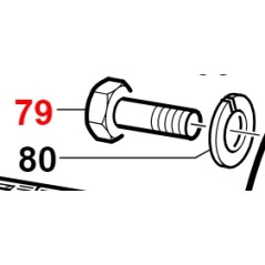 Screw M14x1.5x40 UNI5740 ORIGINAL GIANNI FERRARI 00.92.08.3081