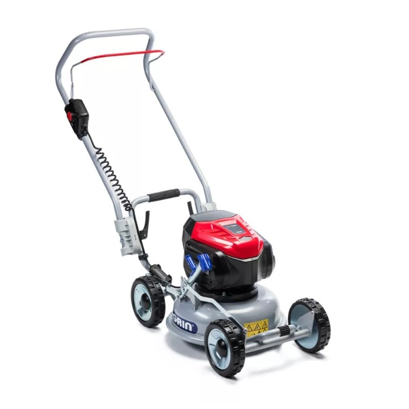 GRIN BM37-82V CRAMER lawnmower with 2.5Ah battery 4Ah charger cutting 37cm