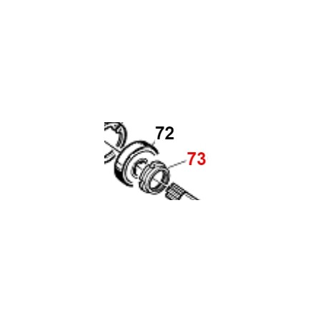 Tuerca anular M25x1.5 para retrocargadora 150RC 160SPR ORIGINAL GIANNI FERRARI 01.40.00.2532 | Newgardenstore.eu