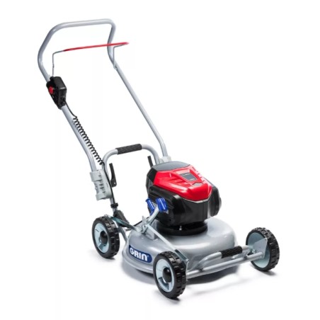 GRIN BM46-82V CRAMER lawnmower with 5Ah battery and 4Ah charger, 46cm cutting width | Newgardenstore.eu