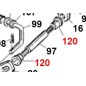 Messingbuchse für PDP-Hebel ORIGINAL GIANNI FERRARI 01.20.00.0050