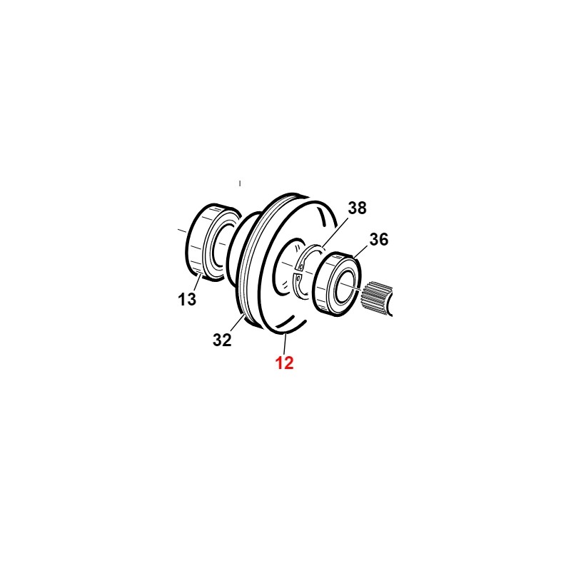 Ring gasket OR3400 ORIGINAL GIANNI FERRARI 00.06.07.1013