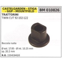 Boccola ruota GGP trattorino tagliaerba tosaerba rasaerba twin cut 92 102 010826
