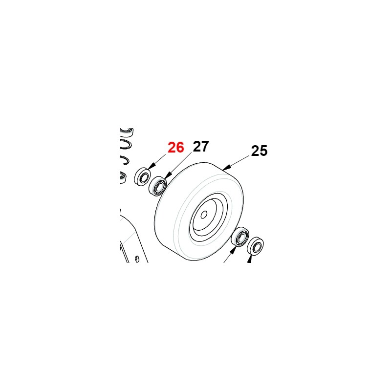 Pvc wheel spacer ORIGINAL GIANNI FERRARI 01.30.00.0180