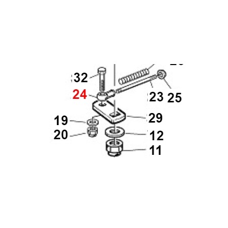 Tête de joint DIN648 femelle ORIGINAL GIANNI FERRARI 00.78.01.0011 | Newgardenstore.eu