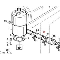 PVC-Rohr Modelle TURBO1 TURBO2 ORIGINAL GIANNI FERRARI 00.89.04.0038 | Newgardenstore.eu