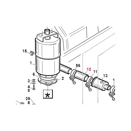 PVC-Rohr Modelle TURBO1 TURBO2 ORIGINAL GIANNI FERRARI 00.89.04.0038 | Newgardenstore.eu