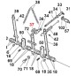 Fork clip models TURBO1 TURBO4 ORIGINAL GIANNI FERRARI 00.33.01.0021