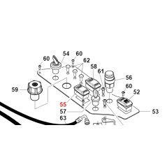 Interruptor intermitente 12V TURBO1 ORIGINAL GIANNI FERRARI 00.40.00.2295