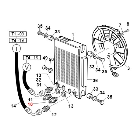 Thermo-switch for heat exchanger TURBO1 ORIGINAL GIANNI FERRARI 00.54.10.0053 | Newgardenstore.eu