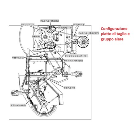 Trattorino interfilare OREC RABBIT RMK180 motore Kawasaki taglio da 162 a 177 cm