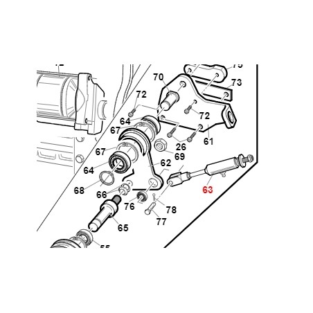 Tendeur de courroie moteur TURBO1 ORIGINAL GIANNI FERRARI 01.90.00.2185 | Newgardenstore.eu