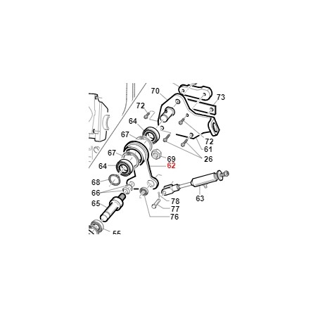 Leva tendicinghia motore TURBO1 TURBO2 ORIGINALE GIANNI FERRARI 01.50.01.1620 | Newgardenstore.eu