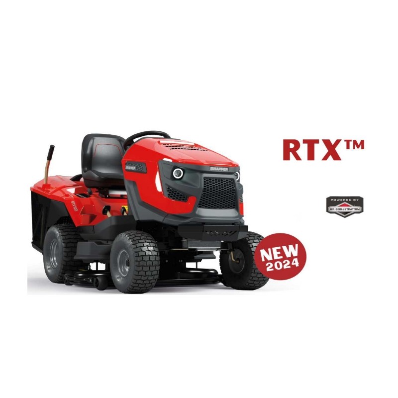 SNAPPER RTX102 lawn tractor Briggs&Stratton 724cc engine 102cm collection+mulching