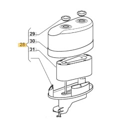 ORIGINAL STIGA GGP ST7750 conjunto del filtro de aire del motor del tractor de césped TRE0701 TRE0801 | Newgardenstore.eu