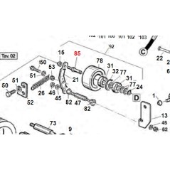 Drehzapfen D15M12 TURBO1 TURBO2 ORIGINAL GIANNI FERRARI 01.40.00.2760