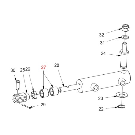 Distanziale per albero 01.40.00.0385 ORIGINALE GIANNI FERRARI 01.40.00.2180 | Newgardenstore.eu