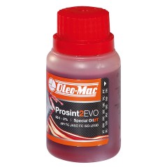 Aceite especial OLEOMAC PROSINT 2 EVO rojo motor 2T en varios tamaños