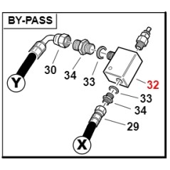 Bypass RMB20 mit Flucom Körper ORIGINAL GIANNI FERRARI 00.41.00.1501 | Newgardenstore.eu