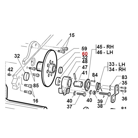 Tapa D32-7 TURBO1 TURBO2 ORIGINAL GIANNI FERRARI 00.07.06.0032 | Newgardenstore.eu